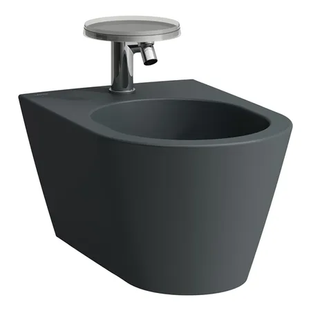 Laufen Kartell Биде подвесное, 1 отв, цвет: графит матовый