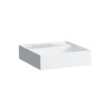 Laufen Kartell Раковина, без отв, без перелива, цвет: белый