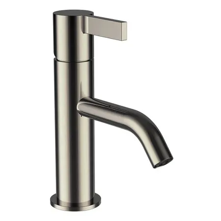 Laufen Kartell Смеситель для раковины, на 1 отв, без донного клапана, излив, цвет: нержавеющая сталь (PVD)