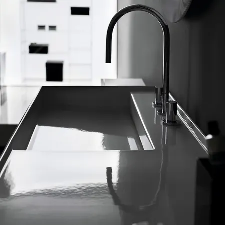 Laufen Kartell Смеситель для раковины на 3 отв, с донным клапаносм, поворотный излив, цвет: хром