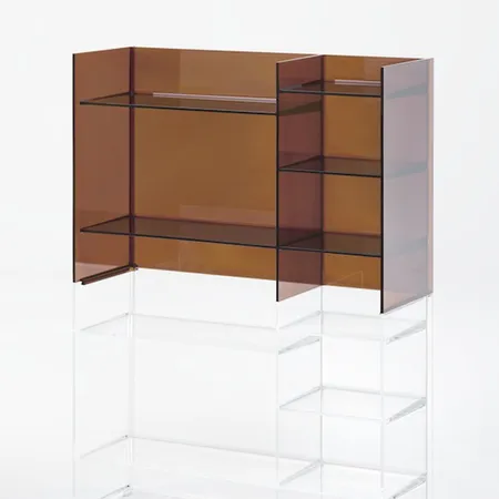 Laufen Kartell Стеллаж, пластик, напольный, цвет: янтарь