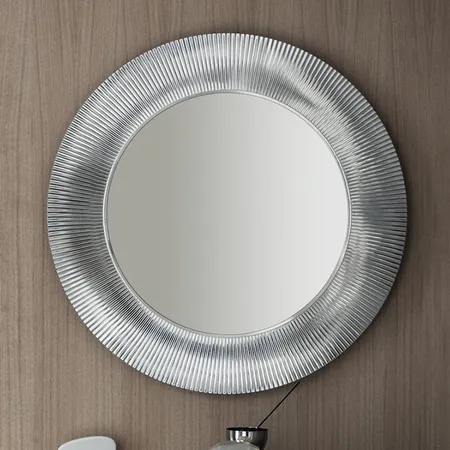 Laufen Kartell Зеркало круглое, настенное, без подсветки, цвет: серебряный