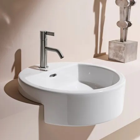 Laufen Living City Раковина, 1 отв, с дефектом, цвет: белый