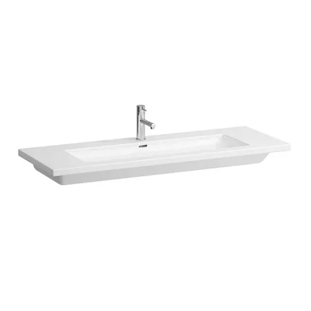 Laufen Living City Раковина-столешница Living square, отв по центру, цвет: белый
