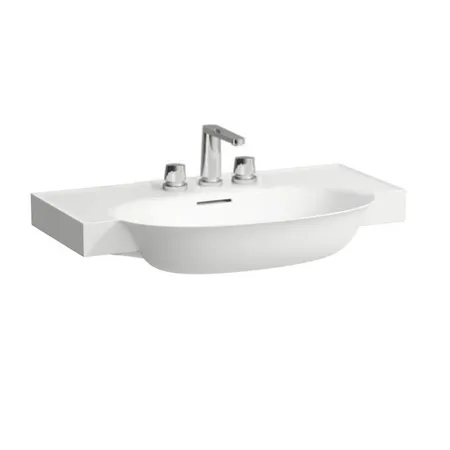 Laufen New Classic Раковина накладная, с 3 отв, с переливом, цвет: белый