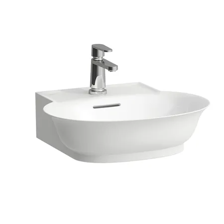 Laufen New Classic Раковина, 1 отв, подвесная, с переливом, цвет: белый матовый