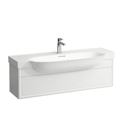 Laufen New Classic Тумба с раковиной, 1 ящик, подвесная, цвет: белый глянцевый