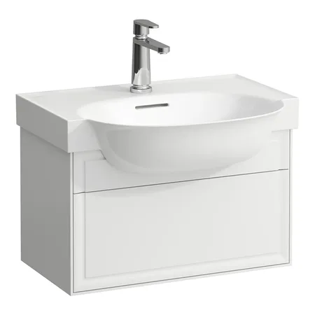 Laufen New Classic Тумба с раковиной, 1 ящик, подвесная, цвет: белый глянец