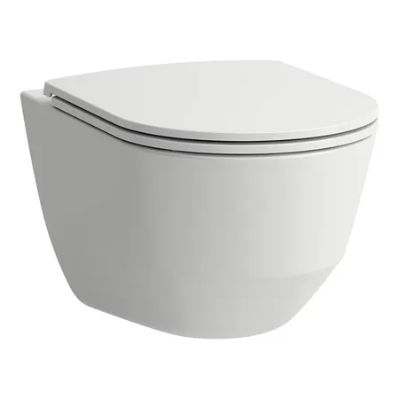 Laufen Pro Комплект подвесной унитаз, сиденье с механизмом мягкого закрывания, безободковый, цвет: белый