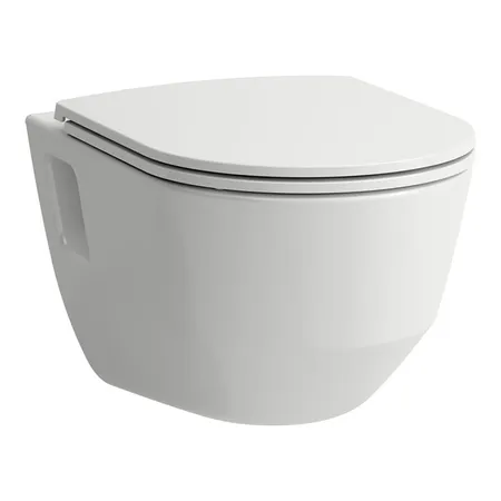 Laufen Pro Комплект подвесной унитаз, сиденье с механизмом мягкого закрывания, безободковый, цвет: белый