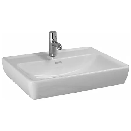 Laufen Pro Раковина,подвесная/накладная с 1 отв. под смеситель по центу, c переливом, цвет: белый