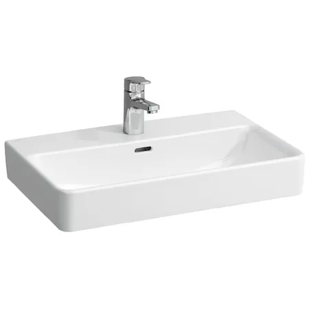 Laufen Pro S Раковина,подвесная/накладная с 1 отв. под смеситель по центу, c переливом, цвет: белый