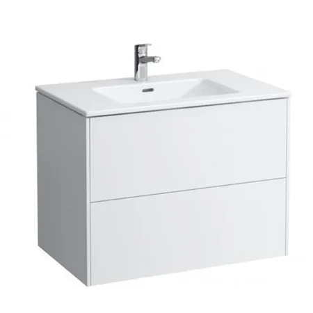 Laufen Pro S Комплект, раковина и база, с 1 отв,с 2 ящиками с мех. push-and-pull, цвет: белый