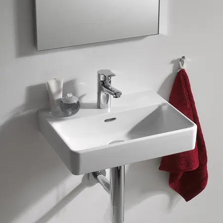 Laufen Pro S Раковина, подвесная, с 1 отв, с переливом, цвет: белый
