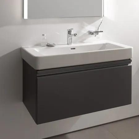 Laufen Pro S Раковина, 1 отв, c переливом, цвет: белый