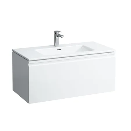 Laufen Pro S Тумба с раковиной, подвесная, цвет: белый глянцевый