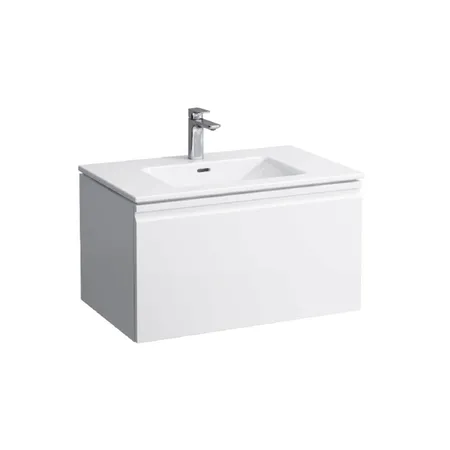 Laufen Pro S Тумба с раковиной, подвесная, цвет: белый глянцевый