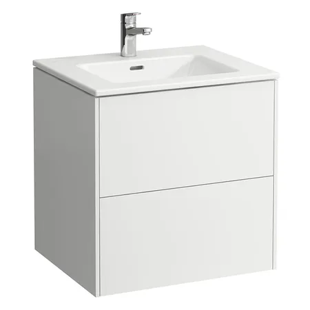 Laufen Pro S Тумба с раковиной, подвесная, 2 ящика, включая органайзер, цвет: белый глянцевый