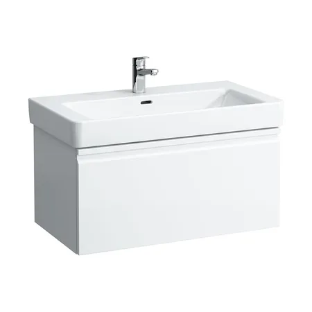 Laufen Pro S Тумба с раковиной, подвесная, 1 выдвижной ящик, 1 внутренний ящик с органайзером, цвет: белый матовый