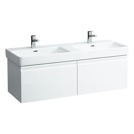 Laufen Pro S Тумба под раковину, подвесная, 2 выдвижной ящик, 2 внутренний ящик с органайзером, цвет: белый матовый