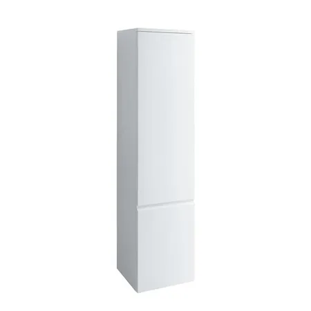 Laufen Pro S Высокий шкаф, 1 дверца, петли слева, 4 стеклянные полки, цвет: белый глянцевый