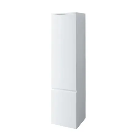Laufen Pro S Высокий шкаф, 1 дверца, петли справа, 4 стеклянные полки, цвет: белый матовый