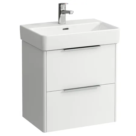 Laufen Pro Тумба с раковиной, подвесная, 2 ящика, цвет: белый матовый