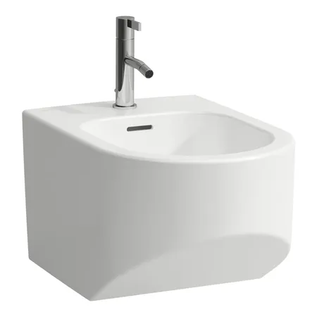 Laufen Sonar Биде подвесное, с 1 отв под смеситель, цвет: белый матовый