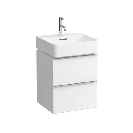 Laufen Space База с раковиной, подвесная, 1 отв, с 2 ящиками, цвет: белый матовый