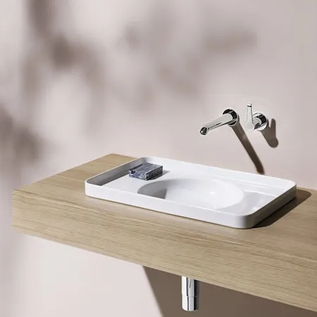 Laufen VAL Раковина, без отв, цвет: белый