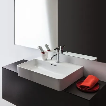 Laufen VAL Раковина, 1 отв, покрытие LCC, цвет: белый