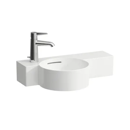 Laufen VAL Раковина с полкой, с 1 отв, Dx, цвет: белый