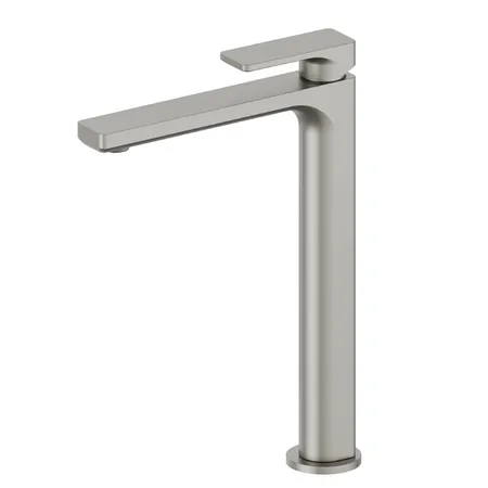 Newform B-Easy Смеситель для раковины, 1 отв, высокий, цвет: titanium satin