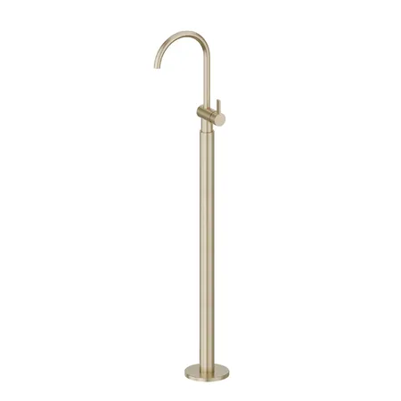 Newform Blink Chic Смеситель для раковины, напольный, внешняя часть, цвет: PVD brushed pale gold