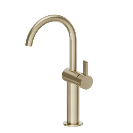Newform Blink Chic Смеситель для раковины на 1 отв, излив:, цвет: PVD Br. Pale Gold