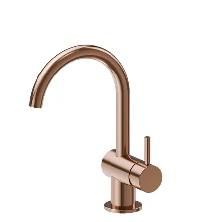 Newform Blink Смеситель для раковины, 1 отв, цвет: PVD copper bronze