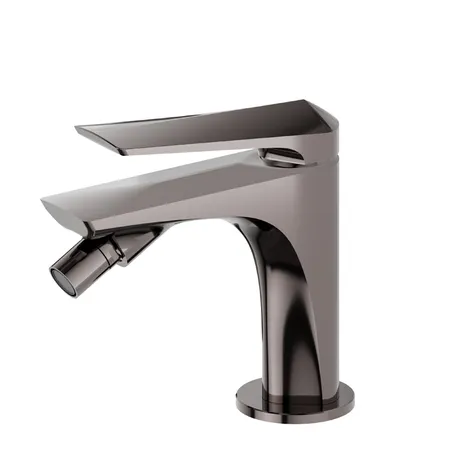 Newform Delta Zero Смеситель для биде, 1 отв, цвет: PVD gun metal