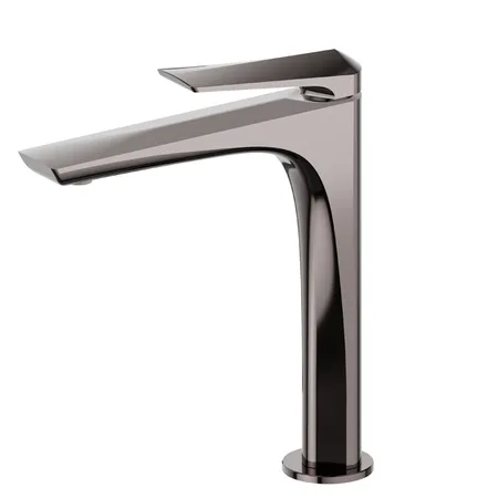 Newform Delta Zero Смеситель для раковины, 1 отв, средний, цвет: PVD gun metal