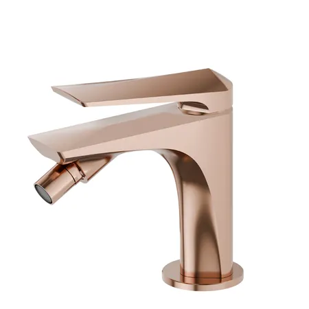 Newform Delta Zero Смеситель для биде, 1 отв, цвет: PVD copper bronze
