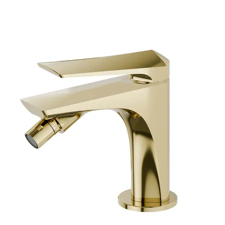 Newform Delta Zero Смеситель для биде, 1 отв, цвет: PVD glossy gold