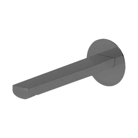 Newform Haka Излив для раковины, настенный, с подключением на 1/2”, цвет: PVD brushed gun metal