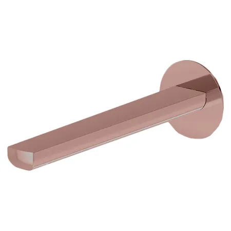 Newform Haka Излив для раковины, настенный, с подключением на 1/2”, цвет: PVD brushed copper bronze