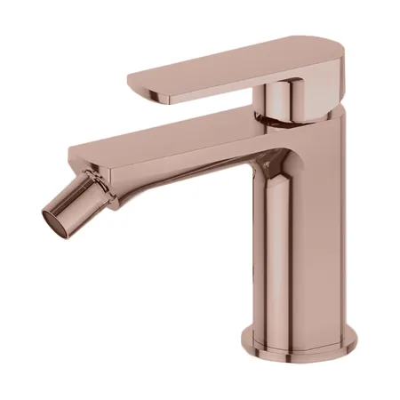Newform Haka Смеситель для биде, 1 отв, без донного клапана, цвет: PVD brushed copper bronze