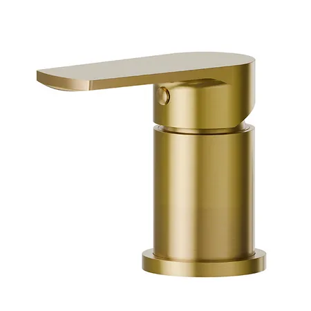 Newform Haka Смеситель на борт ванны, 1 отв, на 1 поток, цвет: PVD brushed gold