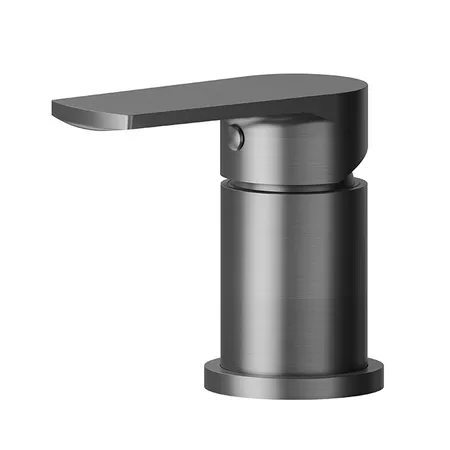 Newform Haka Смеситель на борт ванны, 1 отв, на 1 поток, цвет: PVD brushed gun metal