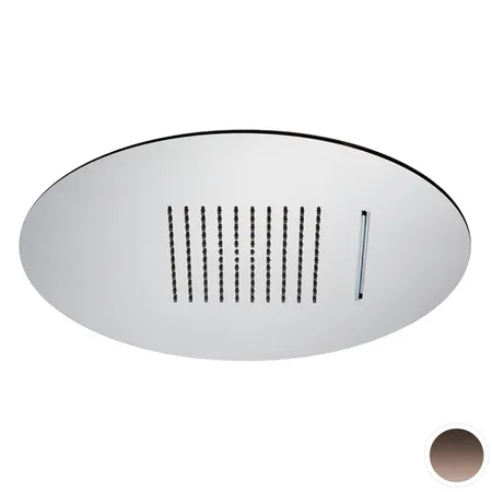 Newform Head Showers Верхний душ, потолочный, скрытый, дождь/водопад, цвет: PVD brushed copper bronze