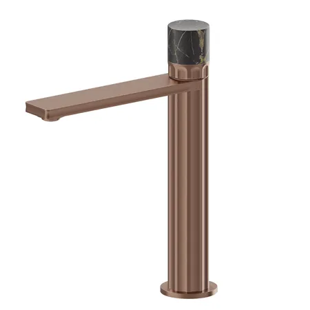 Newform Ionika Supreme Смеситель для раковины, 1 отв, средний, цвет: PVD brushed copper bronze