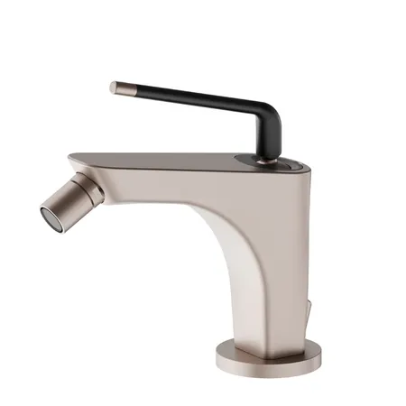 Newform O'Rama Смеситель для биде, 1 отв, с донным клапаном, цвет: copper glossy