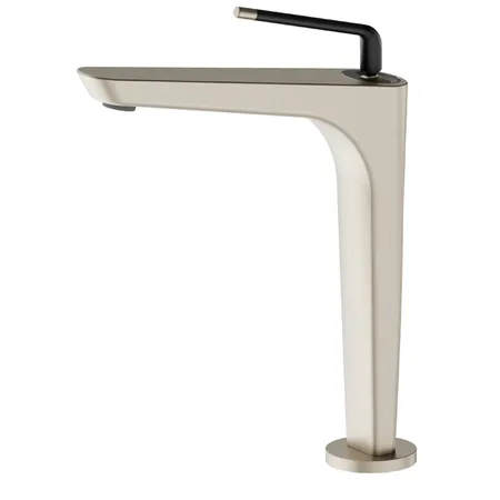 Newform O'Rama Смеситель для раковины, 1 отв, высокий, цвет: gold satin
