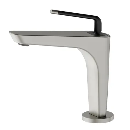 Newform O'Rama Смеситель для раковины, 1 отв, цвет: titanium satin